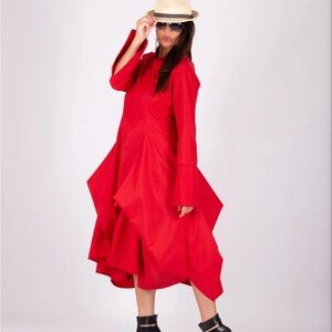 Red Statement Dress! (NWOT)